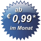 Ab 0,99 Euro im Monat