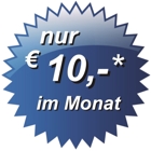 Nur 10 Euro im Monat