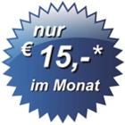 Nur 15 Euro im Monat