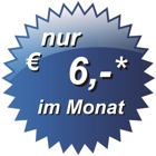 Nur 6 Euro im Monat