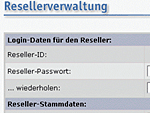 Reseller anlegen und verwalten